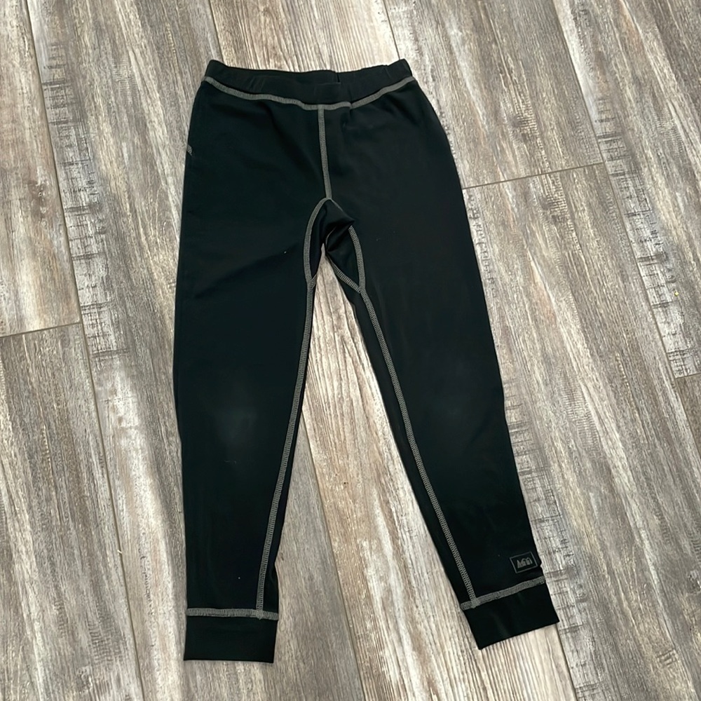 REI black Baselayer pants